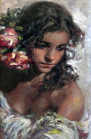Adolescencia, Estudio, La Perla on clay panel Set of 3 Limited Edition Print by Royo - 2 Adolescencia, Estudio, La Perla on clay panel Set of 3 Limited Edition Print by Royo - 2
