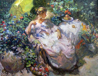 Sentada En El Jardin 1996 Limited Edition Print by Royo - 0 Sentada En El Jardin 1996 Limited Edition Print by Royo - 0