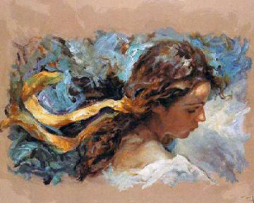 Elnlazo Amarillo on Panel Limited Edition Print - Royo Elnlazo Amarillo on Panel Limited Edition Print - Royo