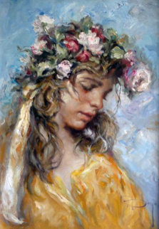 Floreal 31x24 Original Painting - Royo Floreal 31x24 Original Painting - Royo