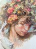 Untitled Portrait 24x17 Original Painting by  Royo - 3
