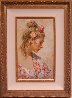 Shawl Suite of 2 Paintings: Claveles -  And El Manton 1990 28x22 Original Painting by  Royo - 3