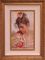 Shawl Suite of 2 Paintings: Claveles - Set of 2 And El Manton 1990 28x22 Original Painting by  Royo - 8