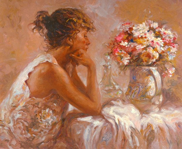 Pensativa 2000 on Panel Limited Edition Print by  Royo