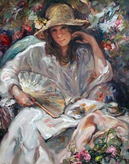 Sol Y Sombra on Panel 2003 Limited Edition Print by Royo Sol Y Sombra on Panel 2003 Limited Edition Print by Royo