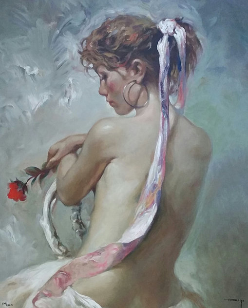Rosa Y Nacar on Panel 2008 Limited Edition Print by  Royo