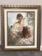 Presencia 2005 43x51 Huge Original Painting by Royo - 3 Presencia 2005 43x51 Huge Original Painting by Royo - 3