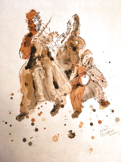Musicians 1974 Limited Edition Print by Reuven Rubin