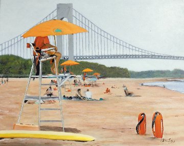 Baywatch 2019 24x30 Original Painting - Ruben Ruiz Baywatch 2019 24x30 Original Painting - Ruben Ruiz