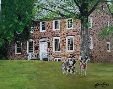 Friendly Visitors 2019 16x20 Original Painting - Ruben Ruiz Friendly Visitors 2019 16x20 Original Painting - Ruben Ruiz
