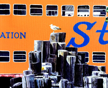 Sunny Day at the Terminal 2019 8x10 Original Painting - Ruben Ruiz Sunny Day at the Terminal 2019 8x10 Original Painting - Ruben Ruiz