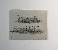 Main Street 1990 Limited Edition Print by Edward Ruscha - 1