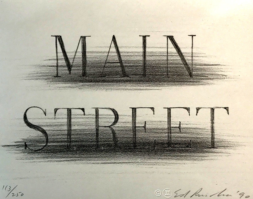 Ed Ruscha Art For Sale, Wanted