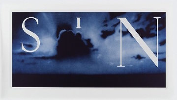 Sin - Without 2003 Limited Edition Print - Edward Ruscha Sin - Without 2003 Limited Edition Print - Edward Ruscha