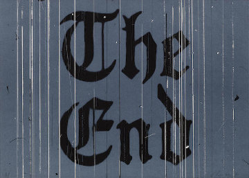 the End Limited Edition Print - Edward Ruscha the End Limited Edition Print - Edward Ruscha