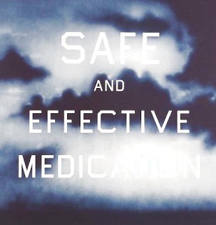 Safe And Effective Medication CTP 2001 Limited Edition Print - Edward Ruscha Safe And Effective Medication CTP 2001 Limited Edition Print - Edward Ruscha