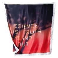 Science is Truth Found Out Silk Scarf 2022 51x51 Other by Edward Ruscha - 2