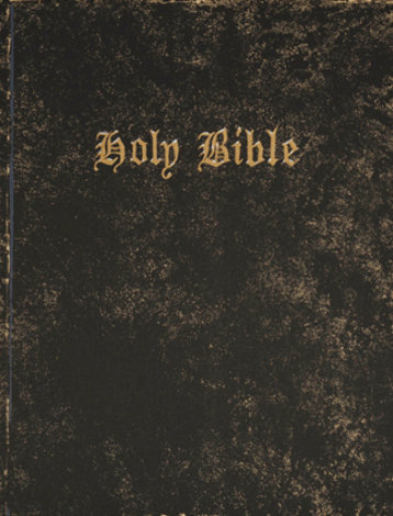 Holy Bible Unique 2003 23x27 HS Pettibon and Ruscha Collaboration Limited Edition Print - Edward Ruscha