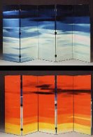 RARE Double sided Wood Screen M 57 Elvis (Based on an Elvis Song) Limited Edition Print by Edward Ruscha - 1 RARE Double sided Wood Screen M 57 Elvis (Based on an Elvis Song) Limited Edition Print by Edward Ruscha - 1