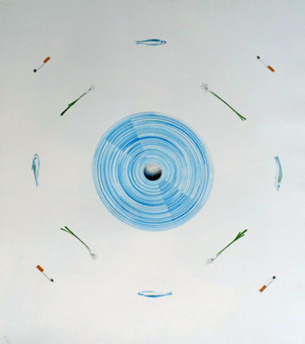 Fan And Its Surroundings 1982 Limited Edition Print by Edward Ruscha Fan And Its Surroundings 1982 Limited Edition Print by Edward Ruscha