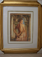 Girl with Columns Limited Edition Print by Tomasz Rut - 1 Girl with Columns Limited Edition Print by Tomasz Rut - 1