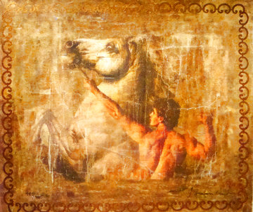 Untitled Man with Horse Limited Edition Print - Tomasz Rut Untitled Man with Horse Limited Edition Print - Tomasz Rut