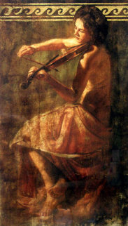 Girl with Violin 1999 Limited Edition Print - Tomasz Rut