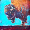 Buffalo Spirit: Legacy 2022 36x36 Original Painting by Nancy Rynes - 0