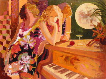 Magical Night 2006 36x48 Super Huge Original Painting - Sabzi Magical Night 2006 36x48 Super Huge Original Painting - Sabzi