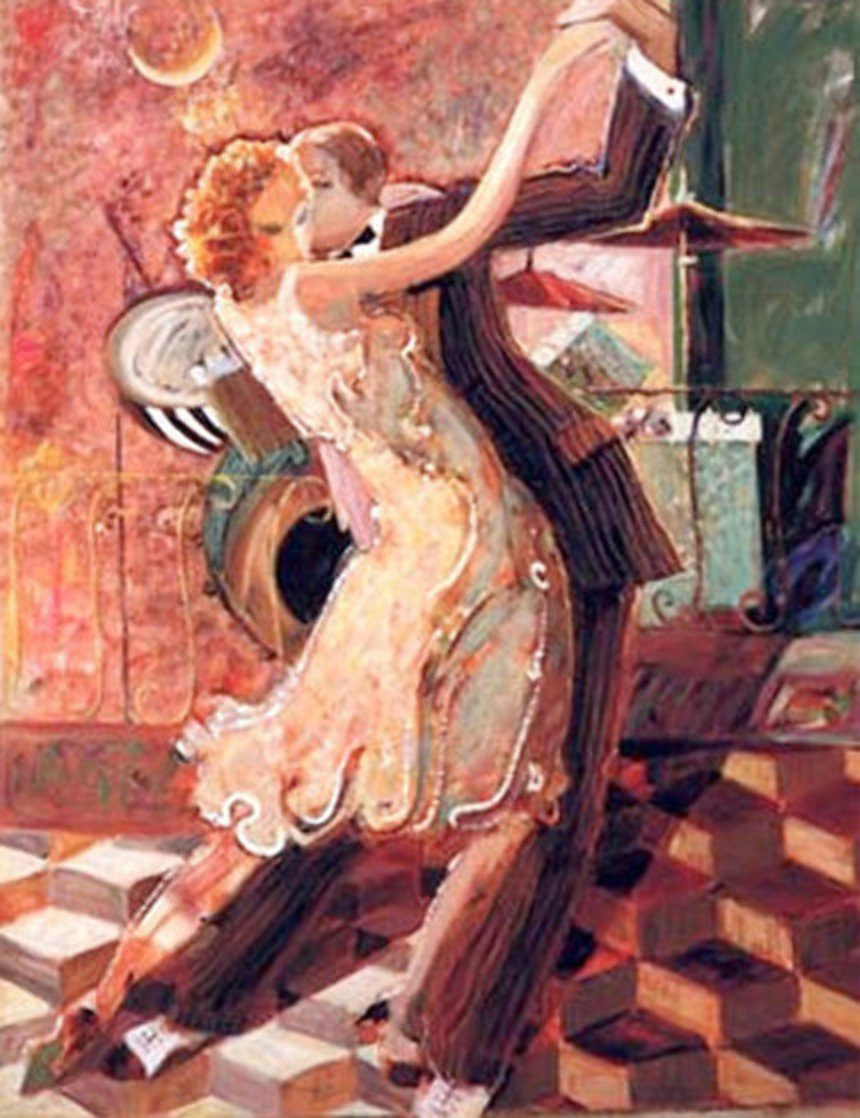 Tango For Two AP 2001 Embellished Limited Edition Print by  Sabzi