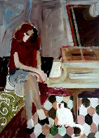 At the Piano 1997 Limited Edition Print by Sabzi - 0 At the Piano 1997 Limited Edition Print by Sabzi - 0