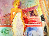 Woman and Piano Embellished Medium by  Sabzi - 0