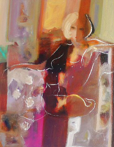 Untitled Portrait 42x36 - Huge Original Painting -  Sabzi