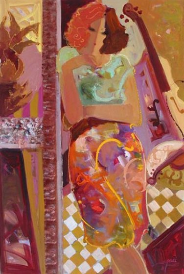 Exaltation 2006 46x34 Original Painting by Sabzi Exaltation 2006 46x34 Original Painting by Sabzi