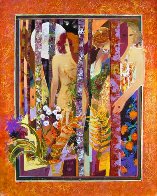 Enchanted Forest 2006 60x48 Super Huge Original Painting by Sabzi - 1 Enchanted Forest 2006 60x48 Super Huge Original Painting by Sabzi - 1