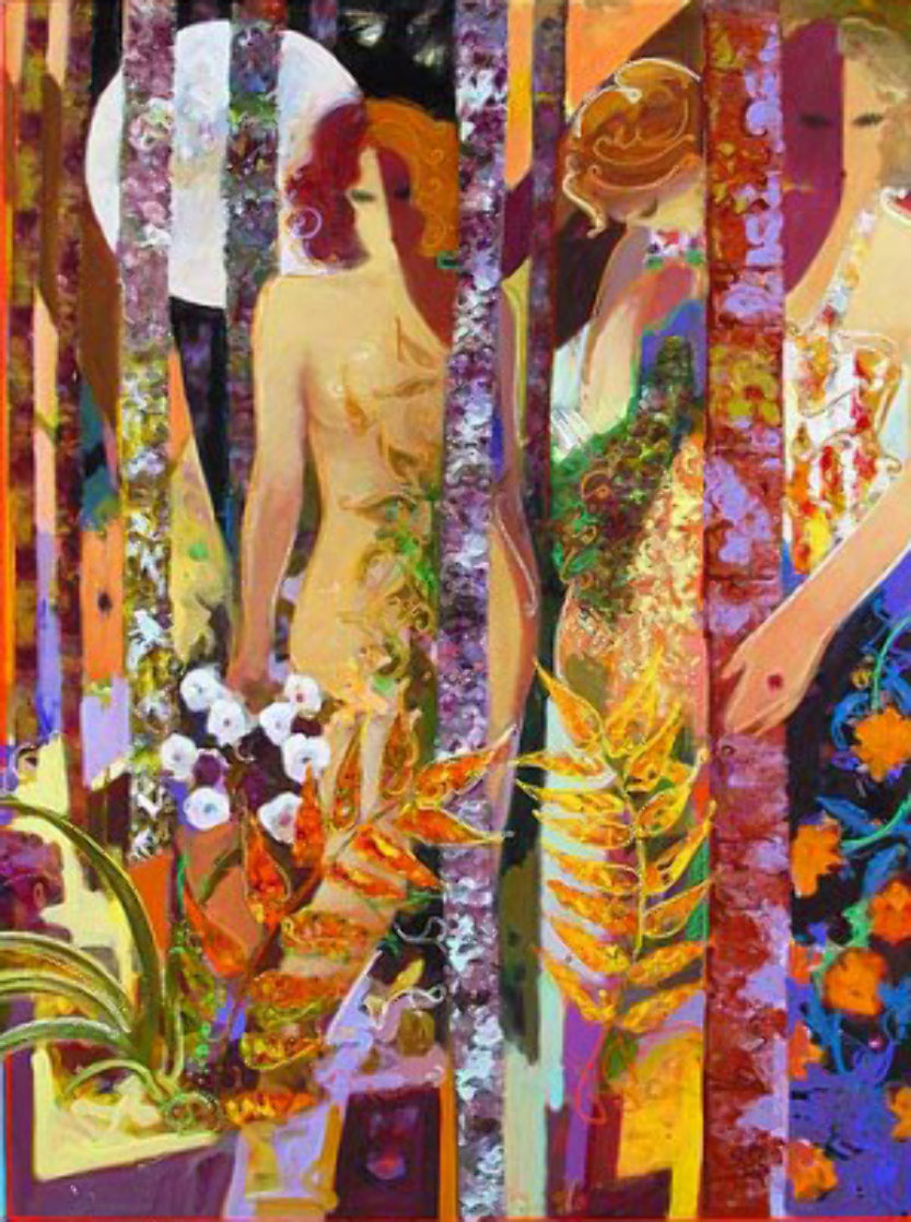 Enchanted Forest 2006 60x48 Super Huge Original Painting by Sabzi Enchanted Forest 2006 60x48 Super Huge Original Painting by Sabzi