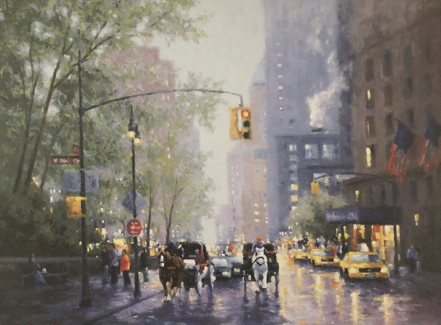 NYC Carriages Limited Edition Print by Brian Sage