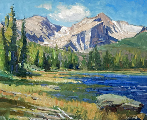 Bierstadt Lake 2005 28x32 - Rocky Mountain NP, Colorado Original Painting - Don Sahli