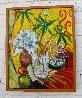 Still Life with Cannabis 2018 25x23 Original Painting by Dixie Salazar - 1