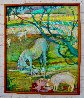Farming with Gauguin 2019 25x21 Original Painting by Dixie Salazar - 1