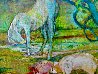 Farming with Gauguin 2019 25x21 Original Painting by Dixie Salazar - 2