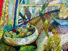 Cactus in Cobalt 2020 20x24 Original Painting by Dixie Salazar - 0