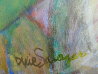 Cactus in Cobalt 2020 20x24 Original Painting by Dixie Salazar - 2