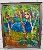 Tres Arboles 2017 25x21 Lake Chapala, Mexico Original Painting by Dixie Salazar - 1