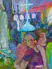 Courtship in a Graveyard 2015 40x30 - Huge Original Painting by Dixie Salazar - 2