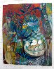 Free Bird: Basket of Eggs 2016 30x24 Original Painting by Dixie Salazar - 1