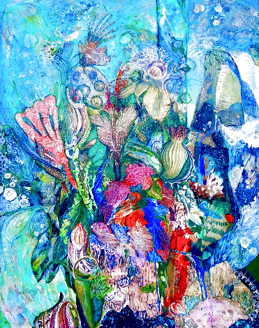 Synesthesia Still Life 2020 - Huge - 40x30 Original Painting - Dixie Salazar