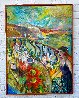 Lunch With Frida in Cabo San Lucas 2018 41x31 - Huge - Baja, Mexico Original Painting by Dixie Salazar - 1
