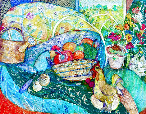 Farm to Table: Bounty 2022 24x30 Original Painting - Dixie Salazar