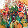 Atavistic Passage 2008 45x45 - Huge Original Painting by Dixie Salazar - 0